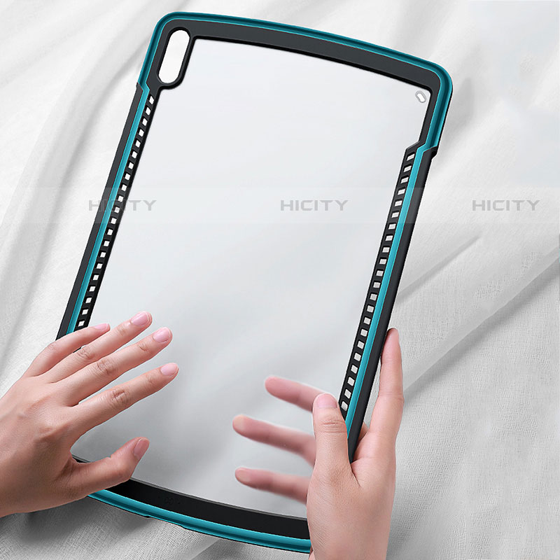 Huawei MatePad Pro 5G 10.8用ハイブリットバンパーケース クリア透明 プラスチック 鏡面 カバー ファーウェイ 