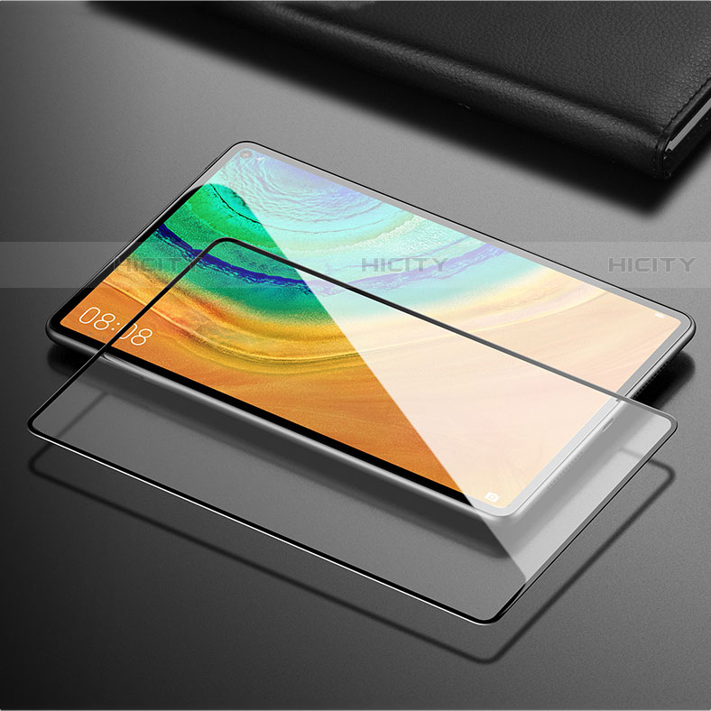 Huawei MatePad Pro 5G 10.8用強化ガラス フル液晶保護フィルム ファーウェイ ブラック