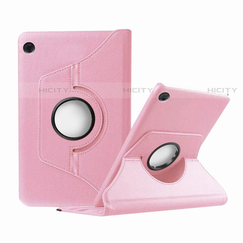 Huawei MatePad T 8用手帳型 レザーケース スタンド カバー ファーウェイ ピンク