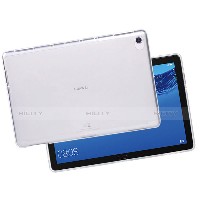 Huawei MediaPad C5 10 10.1 BZT-W09 AL00用極薄ソフトケース シリコンケース 耐衝撃 全面保護 クリア透明 ファーウェイ クリア