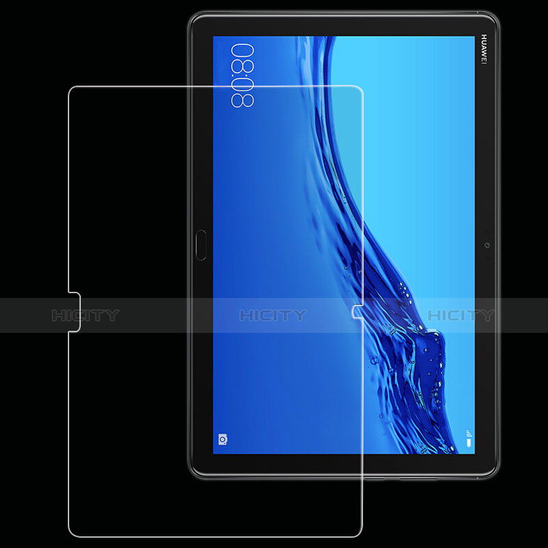 Huawei MediaPad C5 10 10.1 BZT-W09 AL00用強化ガラス 液晶保護フィルム T01 ファーウェイ クリア