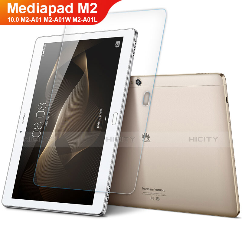 Huawei MediaPad M2 10.0 M2-A01 M2-A01W M2-A01L用強化ガラス 液晶保護フィルム ファーウェイ クリア