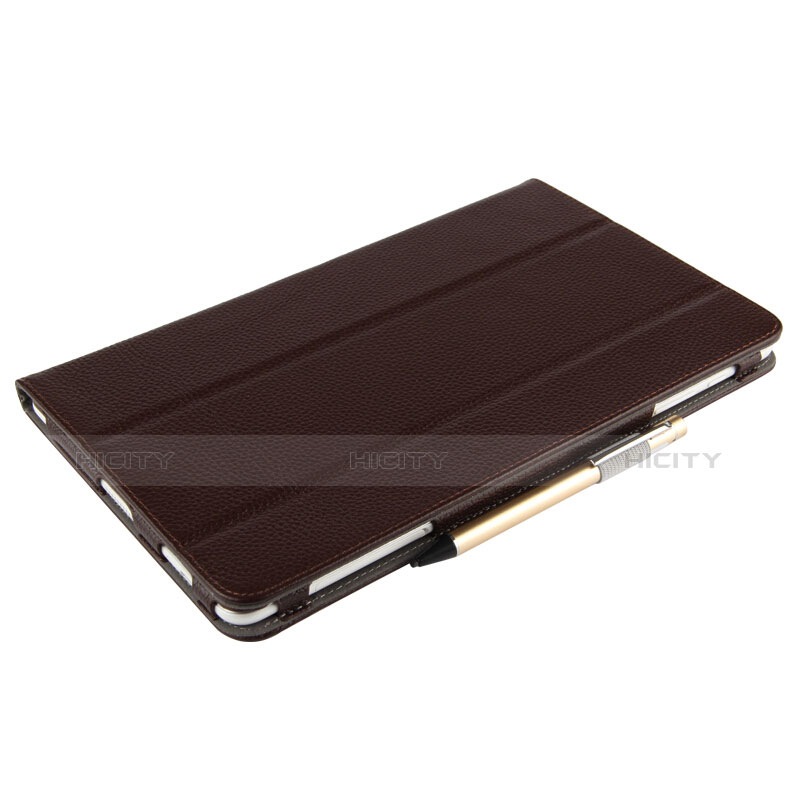 Huawei MediaPad M2 10.1 FDR-A03L FDR-A01W用手帳型 レザーケース スタンド ファーウェイ ブラウン