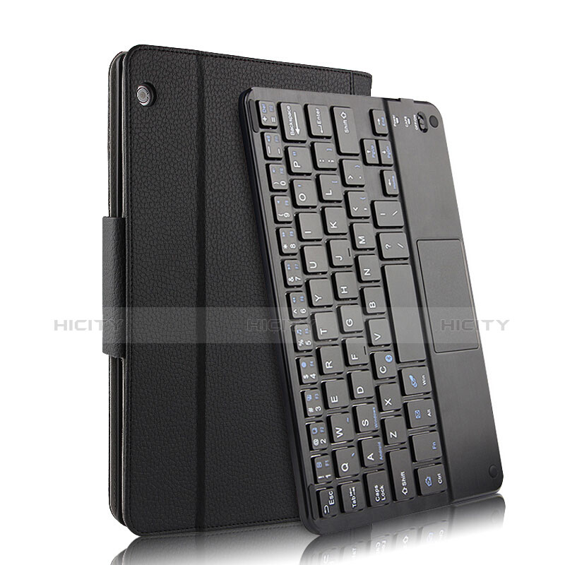 Huawei MediaPad M3 Lite 10.1 BAH-W09用手帳型 レザーケース スタンド アンド キーボード ファーウェイ ブラック