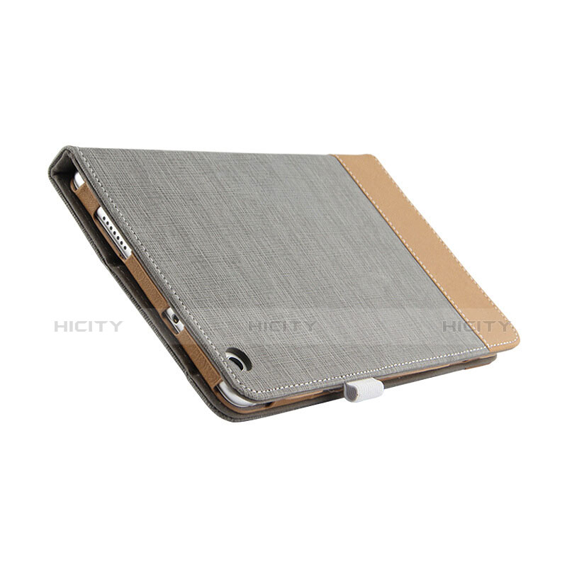 Huawei MediaPad M3 Lite 8.0 CPN-W09 CPN-AL00用手帳型 レザーケース スタンド L01 ファーウェイ グレー
