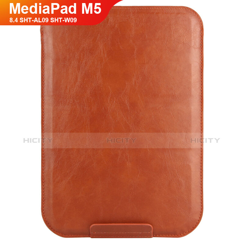 Huawei MediaPad M5 8.4 SHT-AL09 SHT-W09用手帳型 レザーケース スタンド L08 ファーウェイ ブラウン