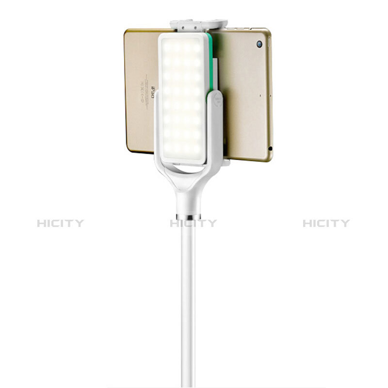 Huawei MediaPad M5 Lite 10.1用スタンドタイプのタブレット クリップ式 フレキシブル仕様 T40 ファーウェイ ホワイト