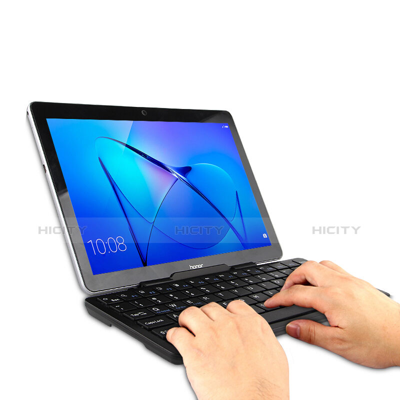 Huawei MediaPad M5 Pro 10.8用手帳型 レザーケース スタンド アンド キーボード L01 ファーウェイ ブラック