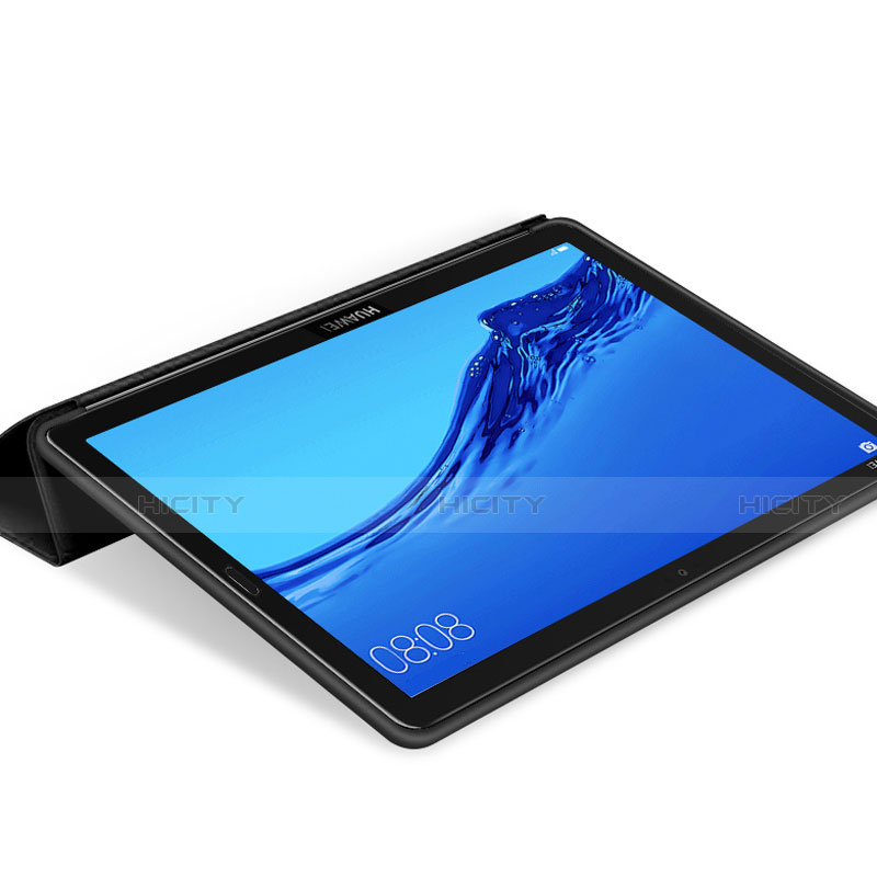 Huawei MediaPad M6 10.8用手帳型 レザーケース スタンド カバー L04 ファーウェイ ブラック