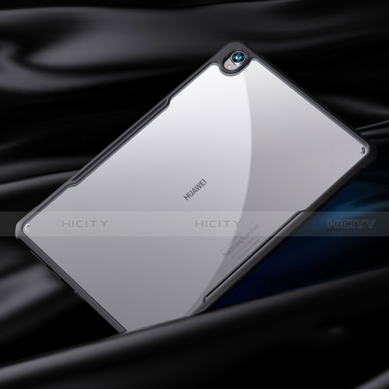 Huawei MediaPad M6 10.8用ハイブリットバンパーケース クリア透明 プラスチック 鏡面 カバー ファーウェイ 