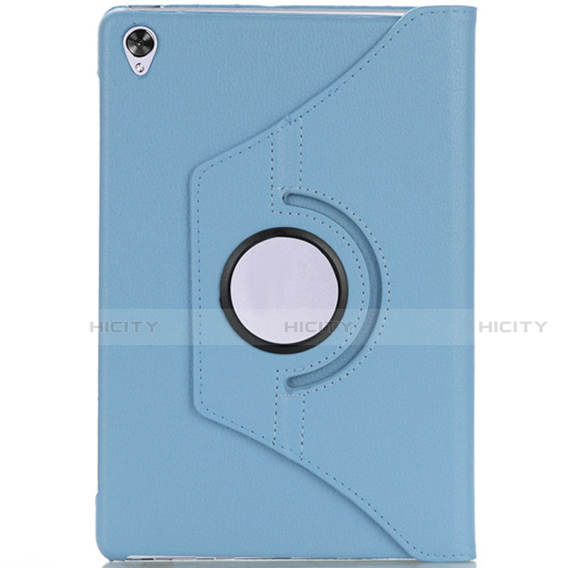 Huawei MediaPad M6 8.4用手帳型 レザーケース スタンド カバー L03 ファーウェイ ブルー