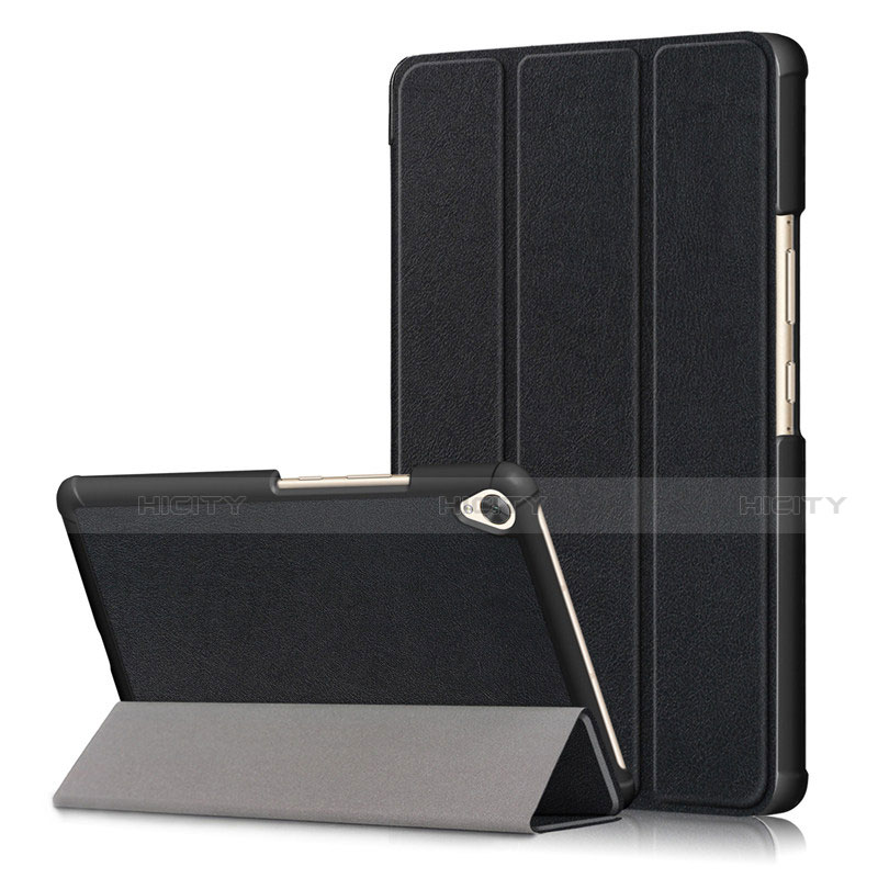 Huawei MediaPad M6 8.4用手帳型 レザーケース スタンド カバー L06 ファーウェイ ブラック