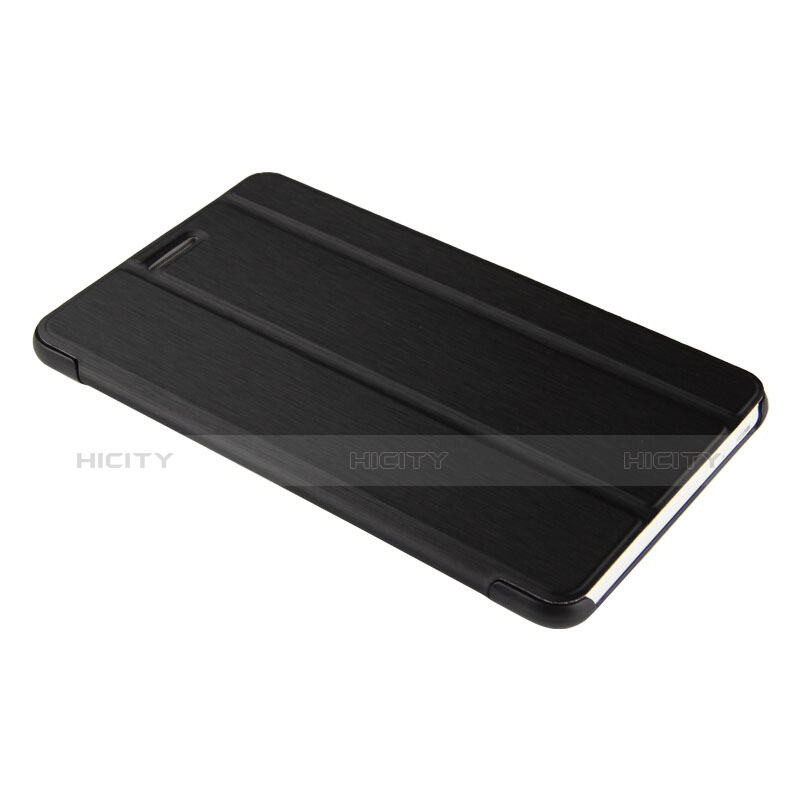 Huawei MediaPad T2 Pro 7.0 PLE-703L用手帳型 レザーケース スタンド R01 ファーウェイ ブラック