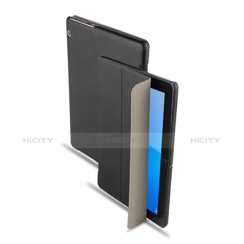 Huawei MediaPad T3 10 AGS-L09 AGS-W09用手帳型 レザーケース スタンド L01 ファーウェイ ブラック
