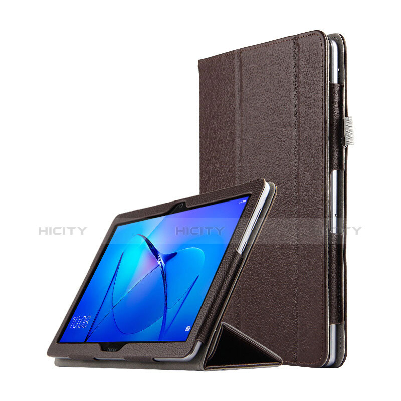 Huawei MediaPad T3 10 AGS-L09 AGS-W09用手帳型 レザーケース スタンド L03 ファーウェイ ブラック