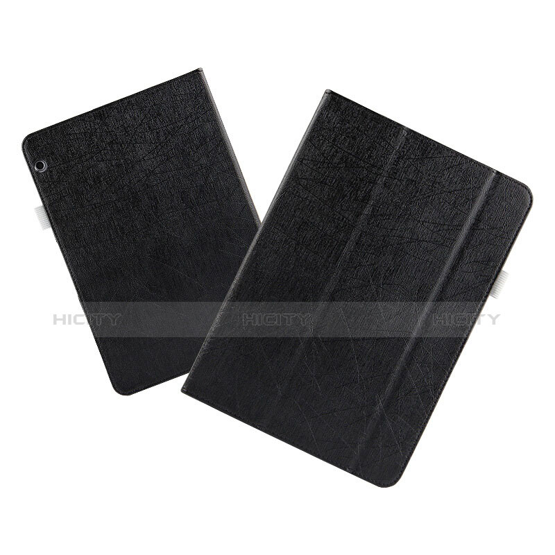 Huawei MediaPad T3 10 AGS-L09 AGS-W09用手帳型 レザーケース スタンド L07 ファーウェイ ブラック
