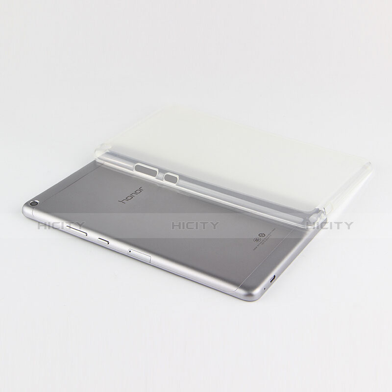 Huawei MediaPad T3 8.0 KOB-W09 KOB-L09用極薄ソフトケース シリコンケース 耐衝撃 全面保護 クリア透明 カバー ファーウェイ クリア