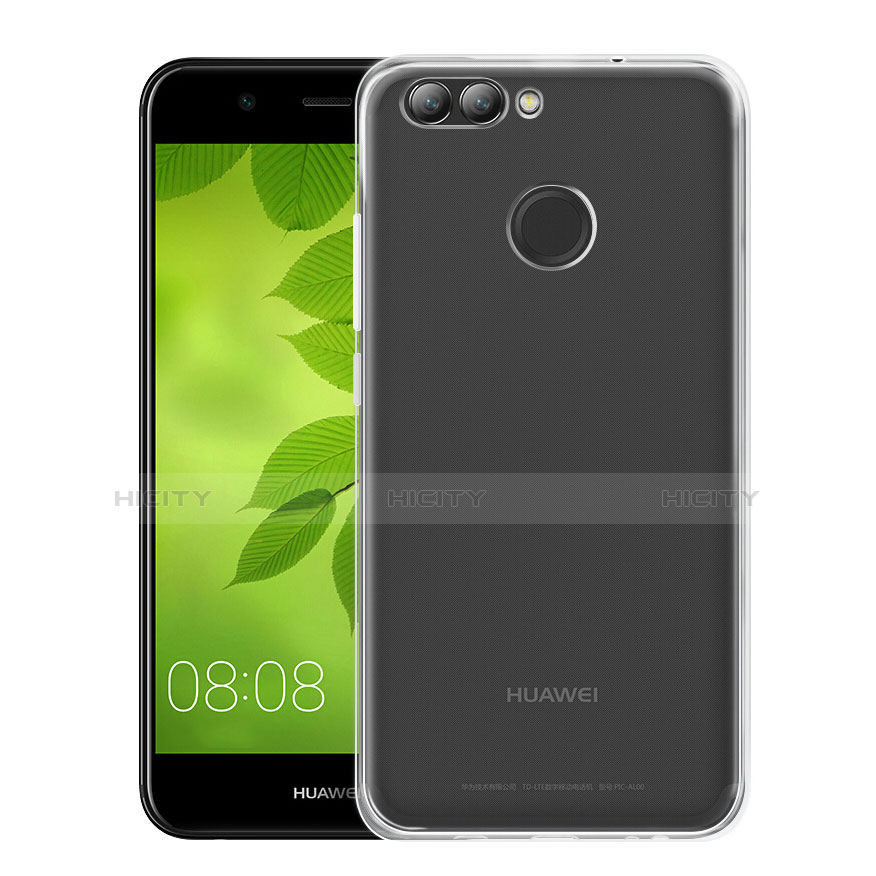 Huawei Nova 2用極薄ソフトケース シリコンケース 耐衝撃 全面保護 クリア透明 ファーウェイ クリア