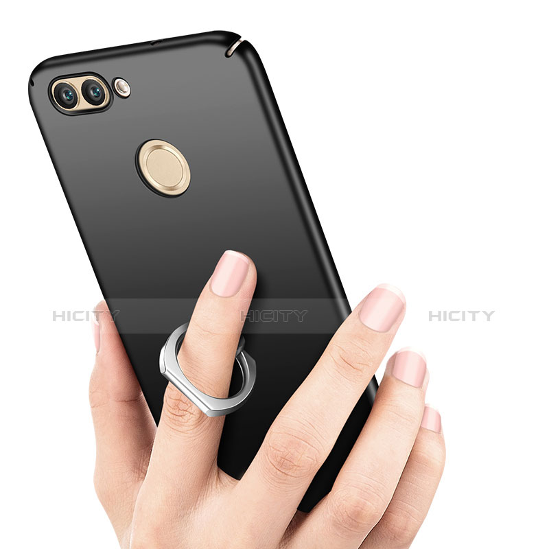 Huawei Nova 2 Plus用ハードケース プラスチック 質感もマット アンド指輪 A01 ファーウェイ 