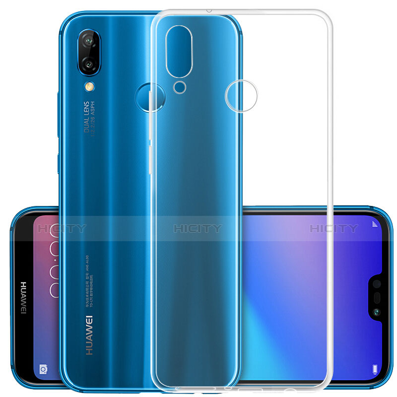 Huawei Nova 3用極薄ソフトケース シリコンケース 耐衝撃 全面保護 クリア透明 カバー ファーウェイ クリア