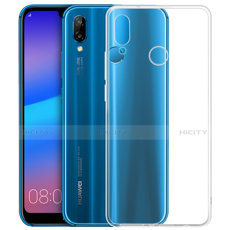 Huawei Nova 3用極薄ソフトケース シリコンケース 耐衝撃 全面保護 クリア透明 カバー ファーウェイ クリア