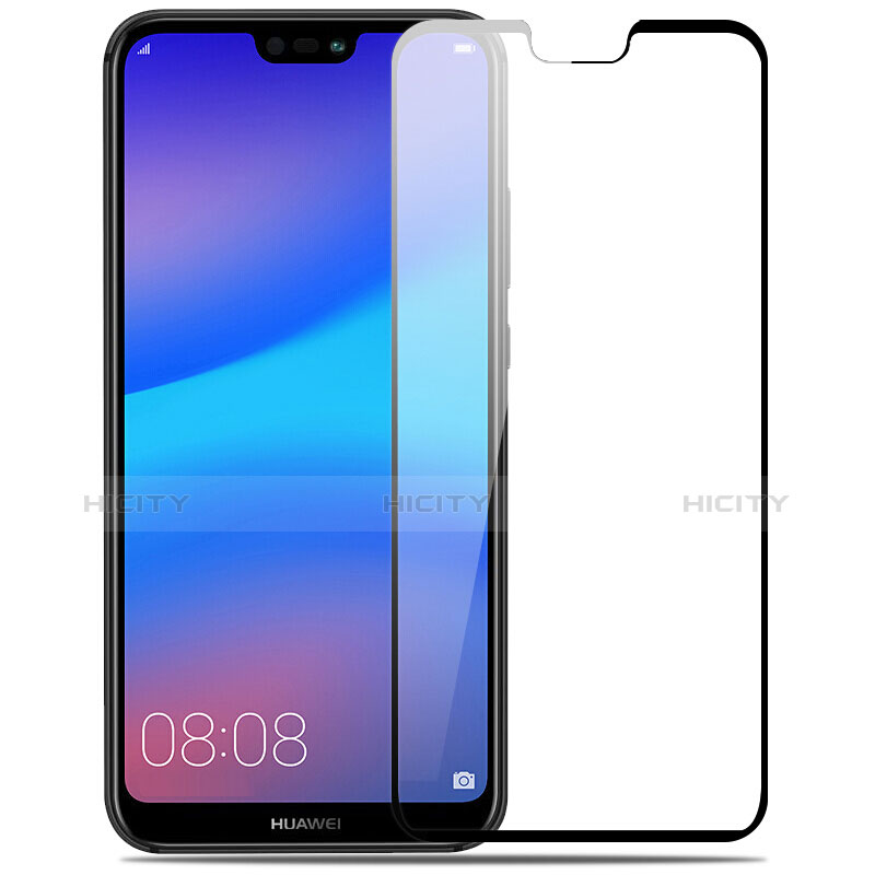 Huawei Nova 3用強化ガラス フル液晶保護フィルム ファーウェイ ブラック