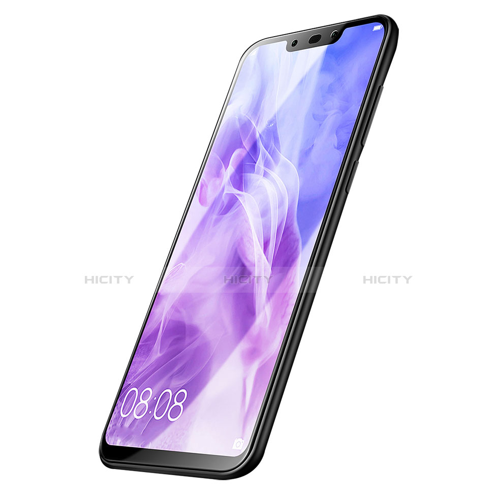 Huawei Nova 3用強化ガラス フル液晶保護フィルム F02 ファーウェイ ブラック