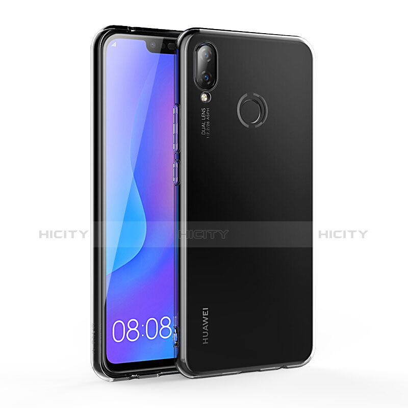 Huawei Nova 3i用極薄ソフトケース シリコンケース 耐衝撃 全面保護 クリア透明 T02 ファーウェイ クリア