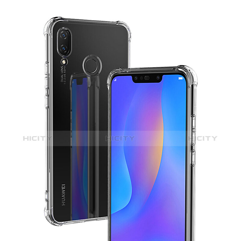 Huawei Nova 3i用極薄ソフトケース シリコンケース 耐衝撃 全面保護 クリア透明 T04 ファーウェイ クリア