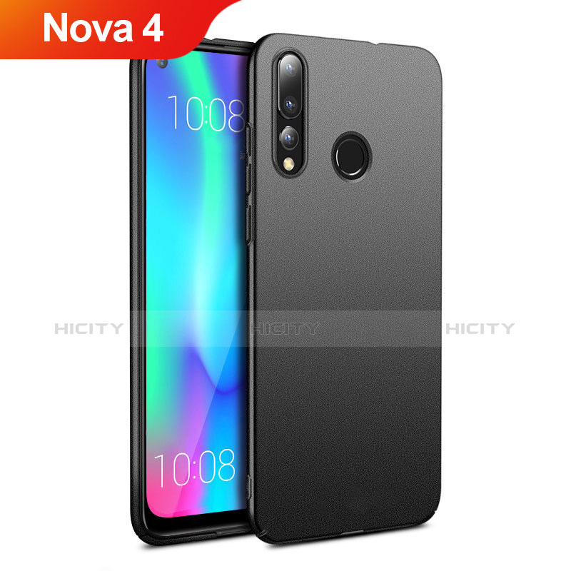 Huawei Nova 4用ハードケース プラスチック 質感もマット M01 ファーウェイ ブラック