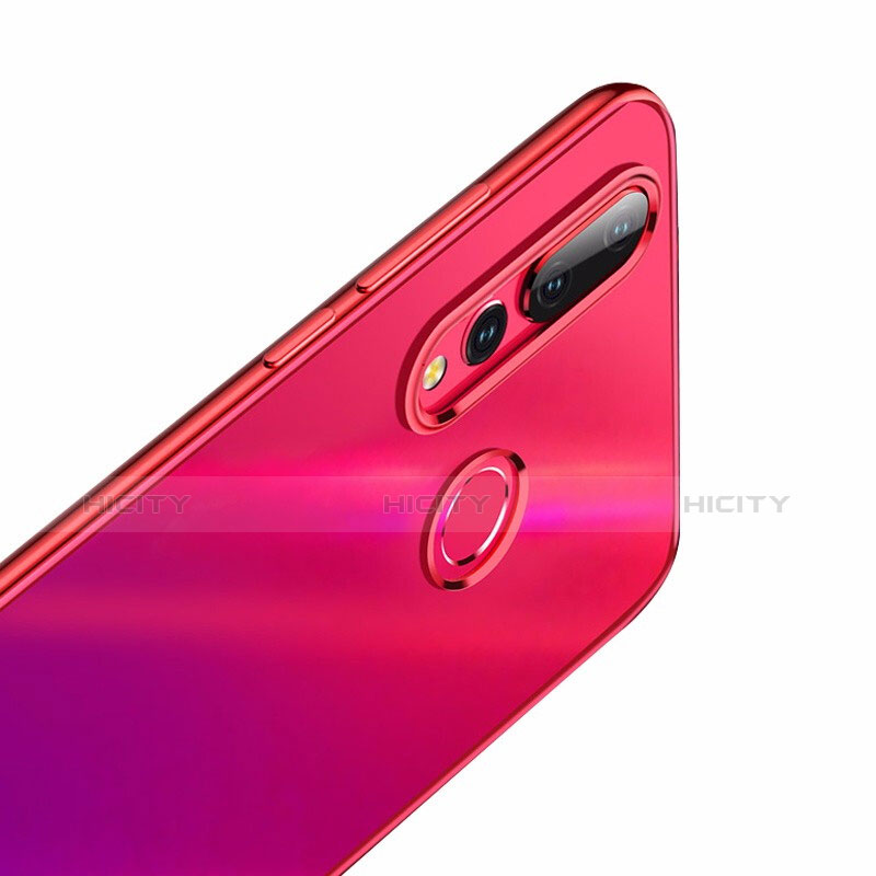 Huawei Nova 4用極薄ソフトケース シリコンケース 耐衝撃 全面保護 クリア透明 H01 ファーウェイ 