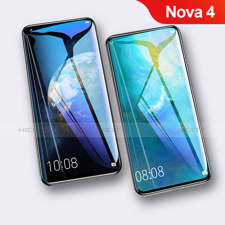 Huawei Nova 4用強化ガラス 液晶保護フィルム T02 ファーウェイ クリア