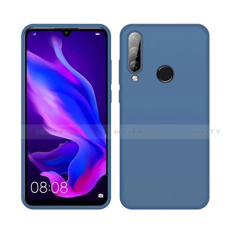 Huawei Nova 4e用360度 フルカバー極薄ソフトケース シリコンケース 耐衝撃 全面保護 バンパー C04 ファーウェイ ネイビー