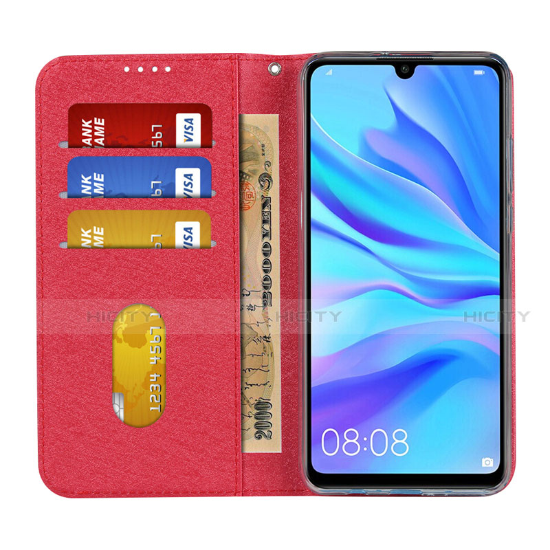 Huawei Nova 4e用手帳型 レザーケース スタンド カバー T09 ファーウェイ 