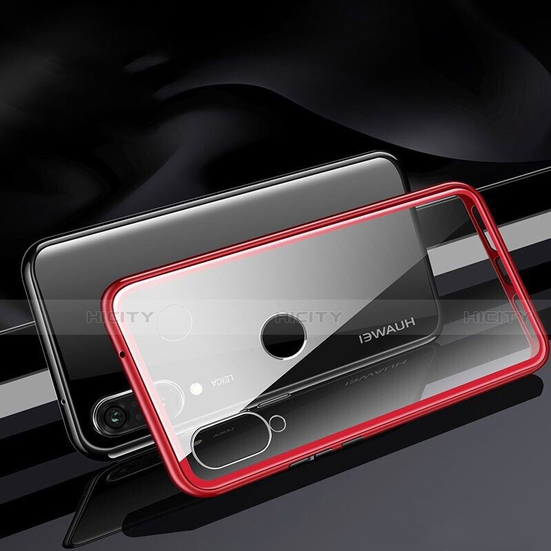 Huawei Nova 4e用ケース 高級感 手触り良い アルミメタル 製の金属製 360度 フルカバーバンパー 鏡面 カバー T04 ファーウェイ 