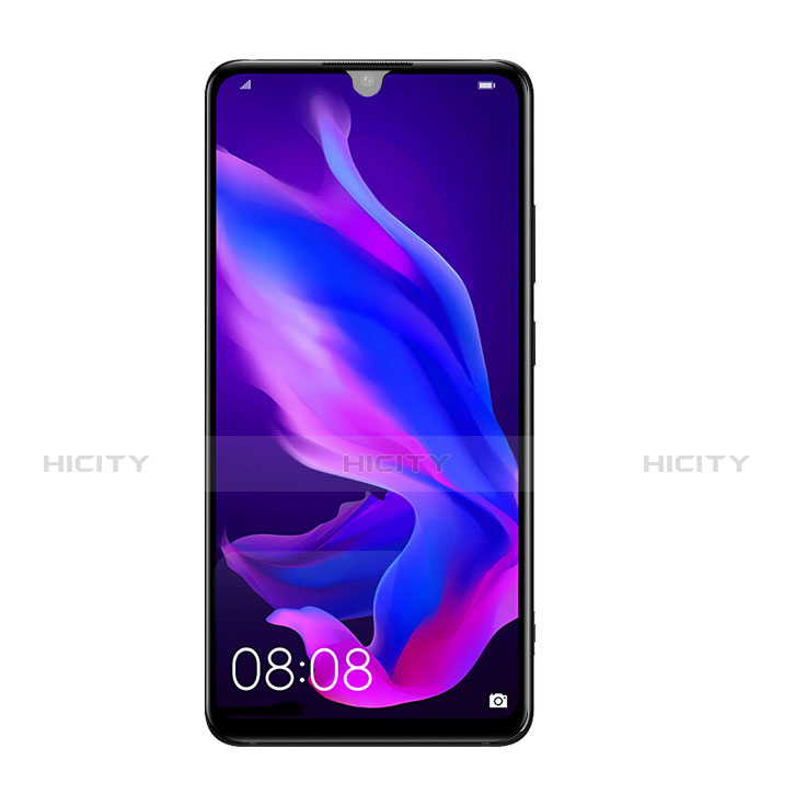 Huawei Nova 4e用強化ガラス フル液晶保護フィルム F02 ファーウェイ ブラック