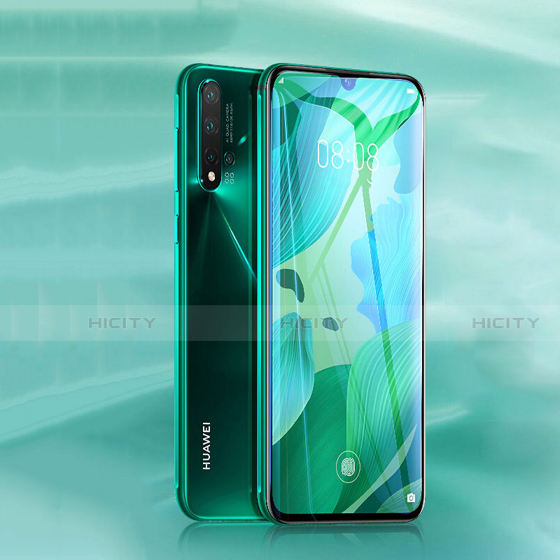 Huawei Nova 5 Pro用強化ガラス フル液晶保護フィルム ファーウェイ ブラック