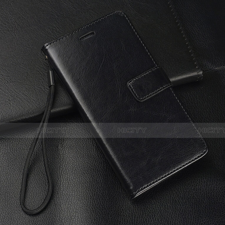 Huawei Nova 5i用手帳型 レザーケース スタンド カバー T08 ファーウェイ ブラック
