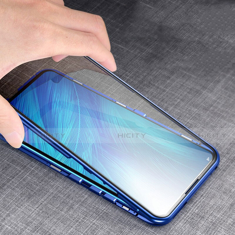 Huawei Nova 5i用ケース 高級感 手触り良い アルミメタル 製の金属製 360度 フルカバーバンパー 鏡面 カバー ファーウェイ 