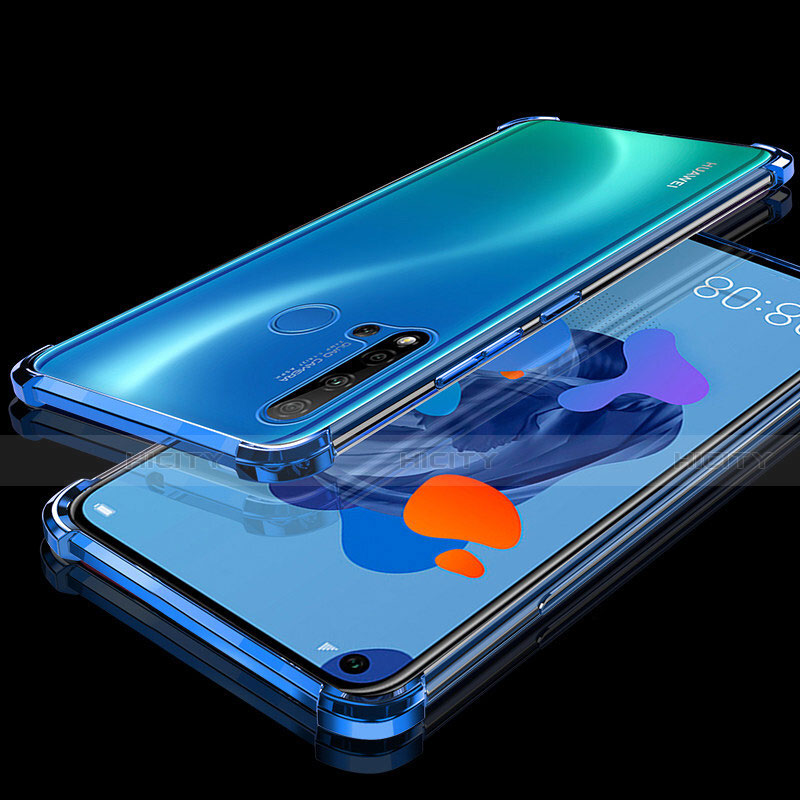 Huawei Nova 5i用極薄ソフトケース シリコンケース 耐衝撃 全面保護 クリア透明 S05 ファーウェイ 