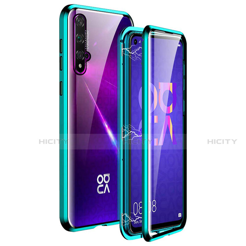 Huawei Nova 5T用ケース 高級感 手触り良い アルミメタル 製の金属製 360度 フルカバーバンパー 鏡面 カバー T11 ファーウェイ 