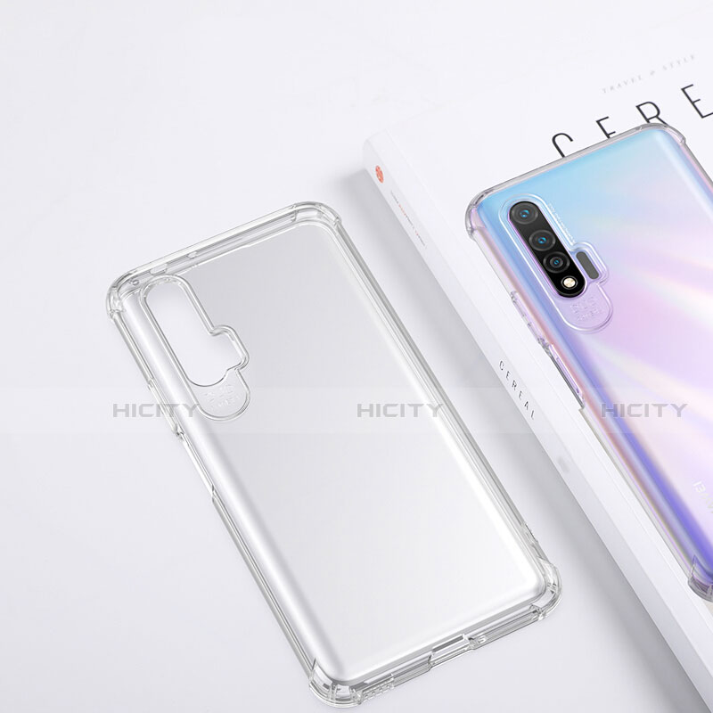 Huawei Nova 6 5G用極薄ソフトケース シリコンケース 耐衝撃 全面保護 クリア透明 K03 ファーウェイ クリア