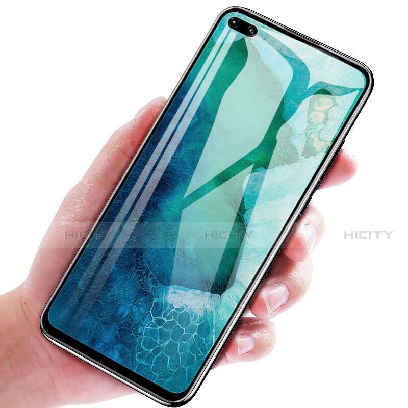 Huawei Nova 6用強化ガラス フル液晶保護フィルム F04 ファーウェイ ブラック