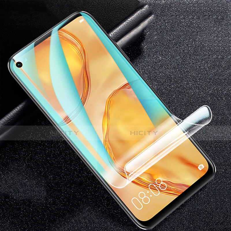 Huawei Nova 6 SE用高光沢 液晶保護フィルム フルカバレッジ画面 F05 ファーウェイ クリア