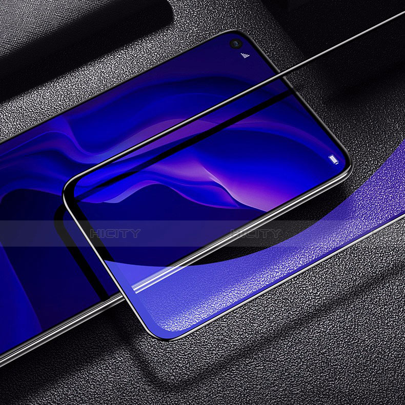 Huawei Nova 7 5G用強化ガラス フル液晶保護フィルム アンチグレア ブルーライト F02 ファーウェイ ブラック