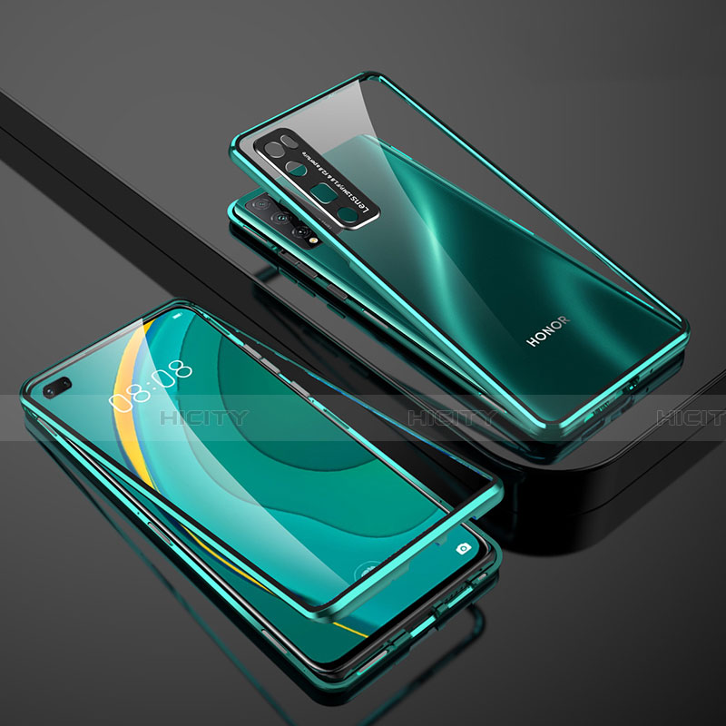 Huawei Nova 7 Pro 5G用ケース 高級感 手触り良い アルミメタル 製の金属製 360度 フルカバーバンパー 鏡面 カバー M01 ファーウェイ 