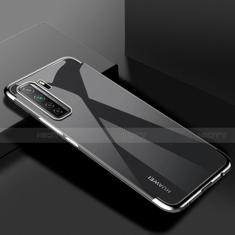 Huawei Nova 7 SE 5G用極薄ソフトケース シリコンケース 耐衝撃 全面保護 クリア透明 S03 ファーウェイ 