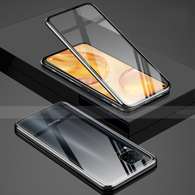 Huawei Nova 7i用ケース 高級感 手触り良い アルミメタル 製の金属製 360度 フルカバーバンパー 鏡面 カバー T03 ファーウェイ 
