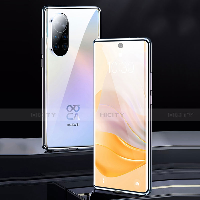 Huawei Nova 8 5G用ケース 高級感 手触り良い アルミメタル 製の金属製 360度 フルカバーバンパー 鏡面 カバー M03 ファーウェイ 