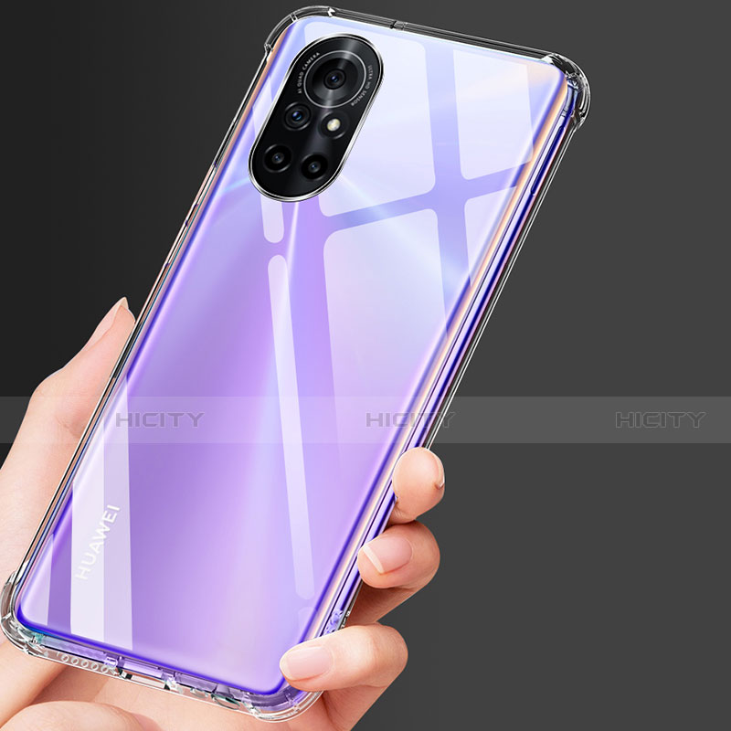 Huawei Nova 8 Pro 5G用極薄ソフトケース シリコンケース 耐衝撃 全面保護 クリア透明 カバー ファーウェイ クリア